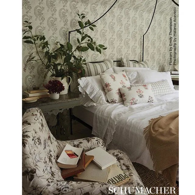 Based on 18th-century floral studies, Bunny is handprinted for a romantic old-world feel. It's scaled and colored for...