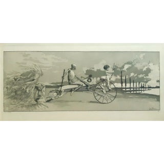 Amor, Tod und Jenseits - Original Etching by M. Klinger - 1881 1881 For Sale