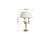 Vintage French Bouillotte Lamp in Gilt Brass, 1950s For Sale - Image 9 of 10