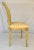 Keith Haring Late 20th Century Louis XVI Yellow Upholstered Side Chair For Sale - Image 4 of 10