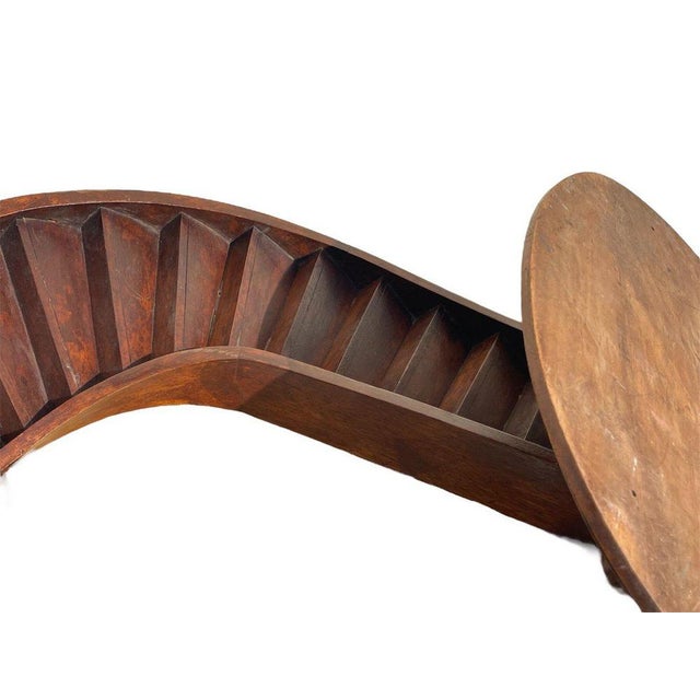 Mahogany Spiral Masters Staircase For Sale - Image 12 of 13