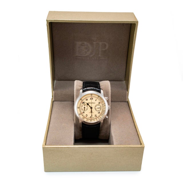 2008 Audemars Piguet Jules Audemars 41mm 26100bc 18k White Gold Watch For Sale - Image 10 of 11