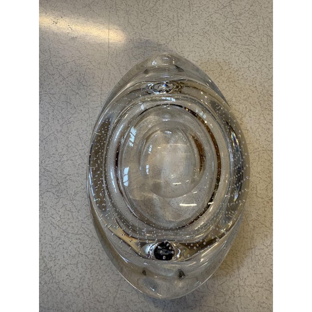 Vintage Leerdam Glass Ashtray by Copier, 1950s For Sale - Image 11 of 12