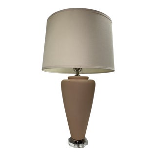 1970s Table Lamp with Shade For Sale