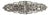 Art Deco Silver Brooch For Sale