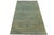 Modern Modern Hand-Knotted Gabbeh Wool Rug – Variegated Teal & Sage Abrashed Design For Sale - Image 3 of 8