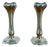 Art Nouveau Silver-Plated Bud Vases, 1890s, Set of 2 For Sale