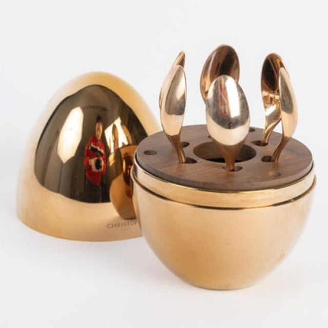 Christofle – mood coffee, 6 rose gold coffee spoons christofle reinvents two centuries of tradition with mood, bringing...