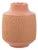 Richland Embossed Peach Vase- Small For Sale