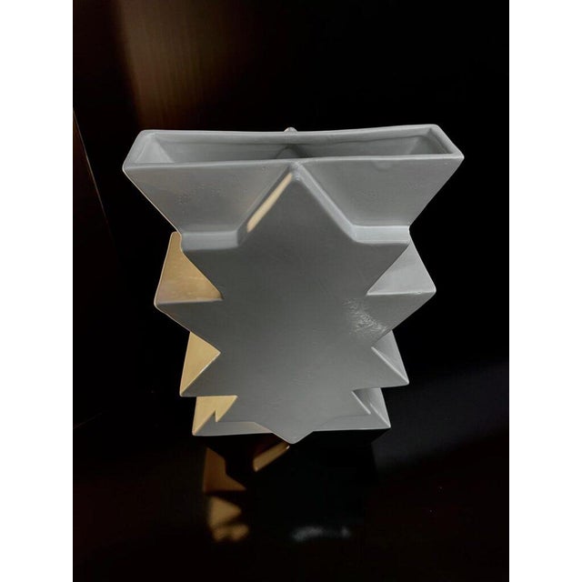 Sculptural Ilios Vase in Ceramic by Florio Paccagnella Milano, 1990s For Sale - Image 6 of 7