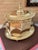 Hollywood Regency Antique Brass Lidded and Footed Box- Brass Container For Sale - Image 3 of 8