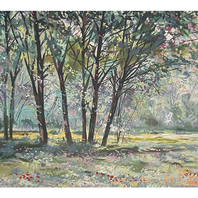 Impressionist Michael Schofield Landscape Serigraph For Sale - Image 3 of 6