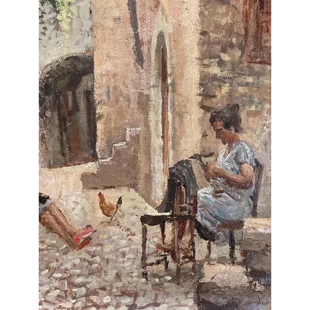 Nalin, Interior Scene, 1900s, Oil on Panel, Framed For Sale - Image 4 of 8