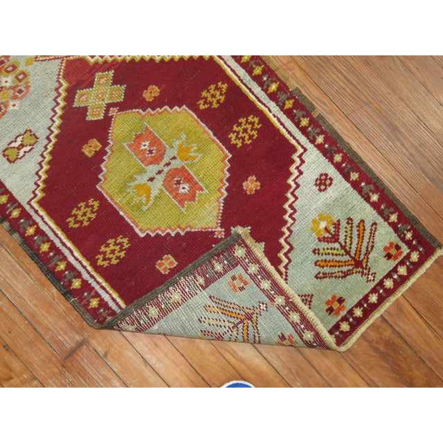 Contemporary Antique Turkish Sivas Runner For Sale - Image 3 of 5