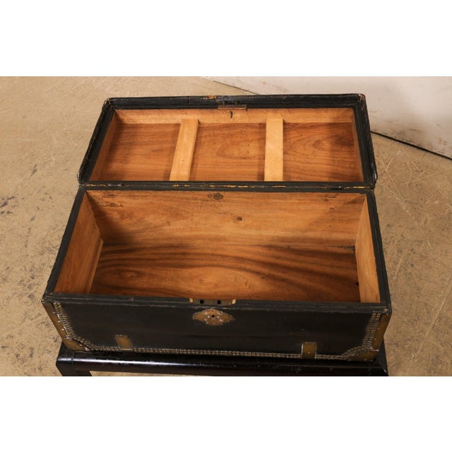 Chinese 19th C. Raised Trunk (Drinks Table) For Sale - Image 10 of 10