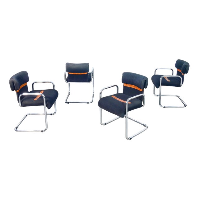 Chairs by G. Faleschini for Mariani, Set of 4 For Sale