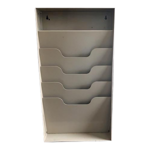Mid 20th Century Vintage Mid-Century Metal Buddy Magazine or Document Wall Rack