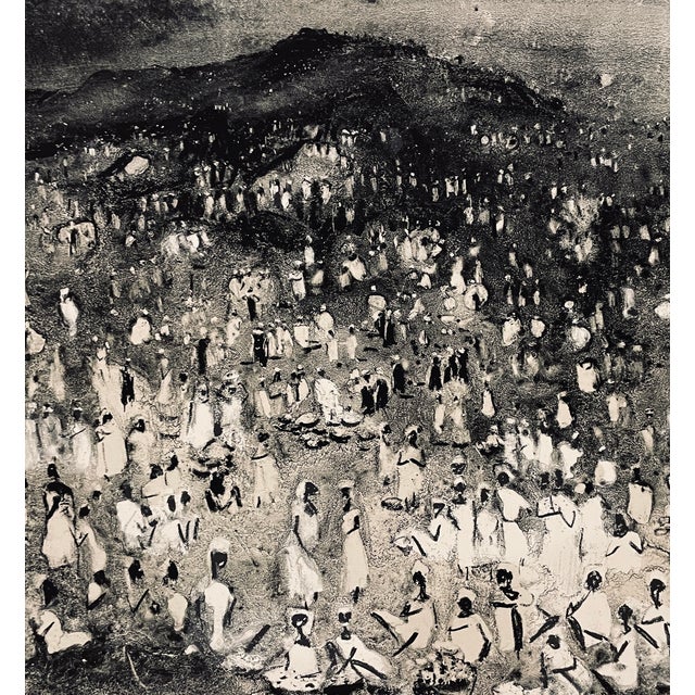 Adolph Dehn (1895-1968) "Haitian Nights" lithograph, pencil signed and numbered 19 of 210. This print is in the...