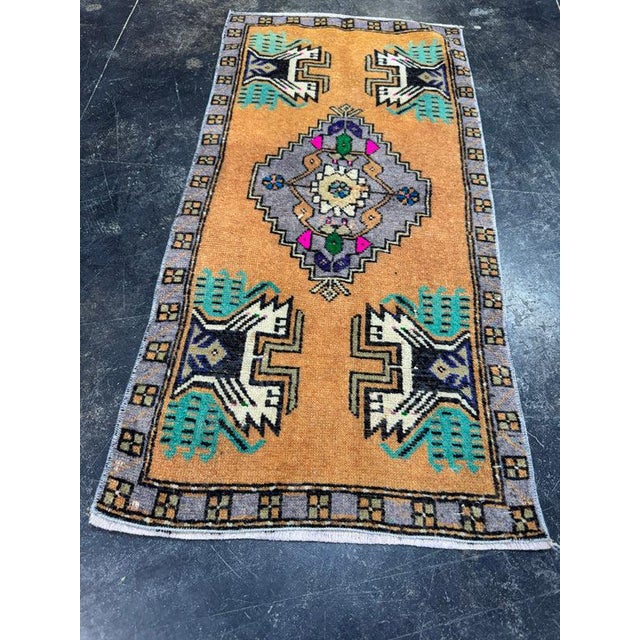 Turkish Yastik Rug 1'7" x 3'3" For Sale - Image 4 of 5