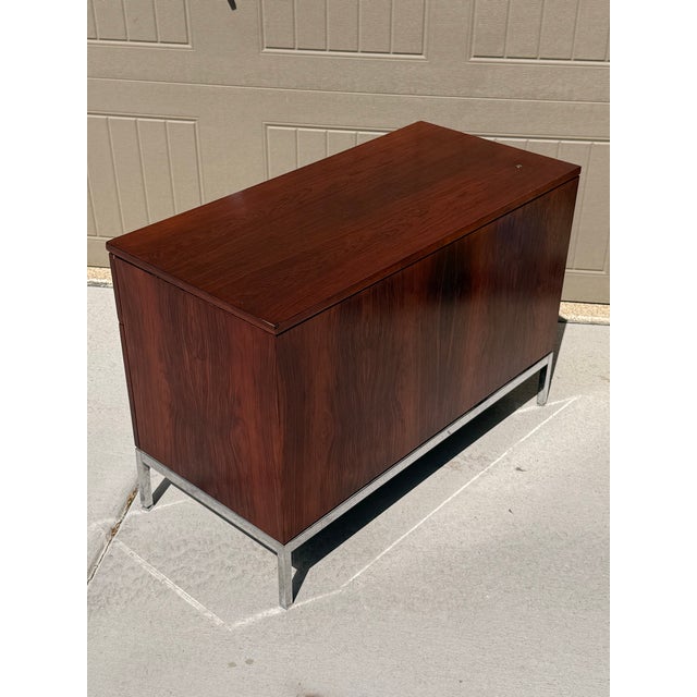 Knoll Rosewood Cabinet For Sale - Image 9 of 11