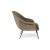 Textile Bat Fabric Brown, Brown-Green Frame & Black Armchair from Gubi For Sale - Image 7 of 10
