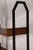 Vintage bookcase from Italy in the 1960s. Composed of two black lacquered metal uprights on adjustable glides, each with a...