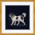 Contemporary Courtly Dog Framed Art Print by Dana Gibson For Sale - Image 3 of 3