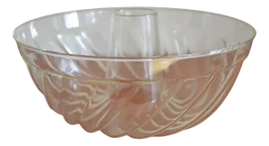 Vintage Cake Mold in Glass, 1950s