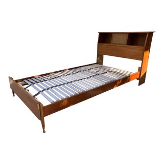 Vintage Mid-Century Twin Bedframe For Sale