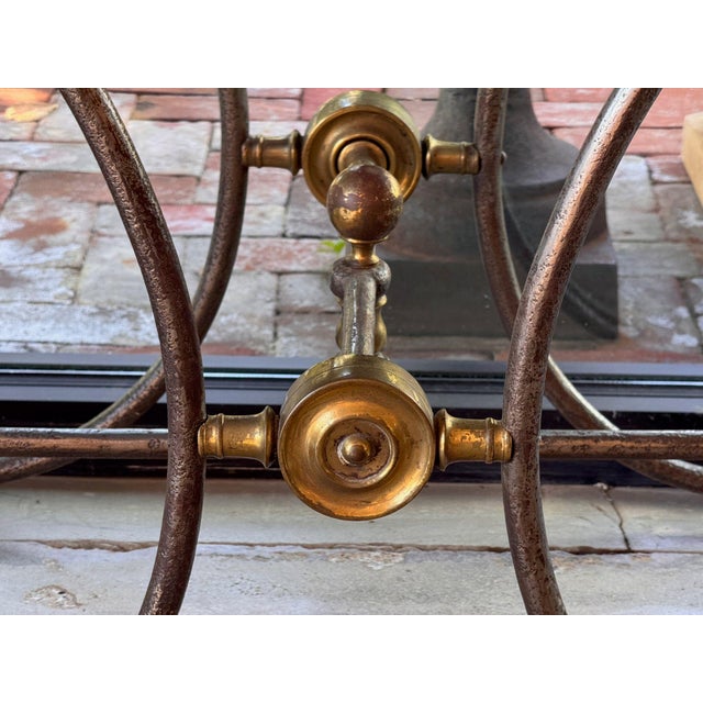 19th Century 19th Century French Pastry Table With Pierced Foliate Apron and Scrolled Base For Sale - Image 5 of 9
