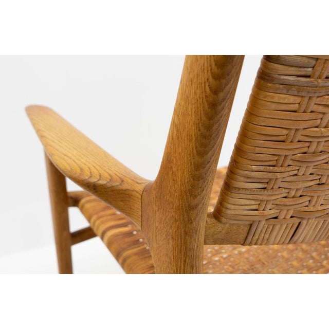 Set of Jh 516 Lounge Chairs by Hans Wegner for Johannes Hansen, 1950s For Sale - Image 11 of 18