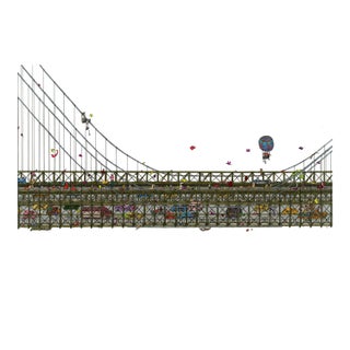 Brooklyn Bridge, Illustration by Guillaume Cornet, 2019 For Sale