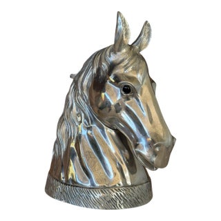 Arthur Court Equestrian Horse Head Ice Bucket or Wine Chiller For Sale