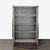 Modern Restoration Hardware Machinto Glass Double Door Cabinet For Sale - Image 3 of 9