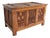 Antique 19th Century French Gothic Revival Blanket Chest in Carved Oak and Forged Iron, 1880 For Sale