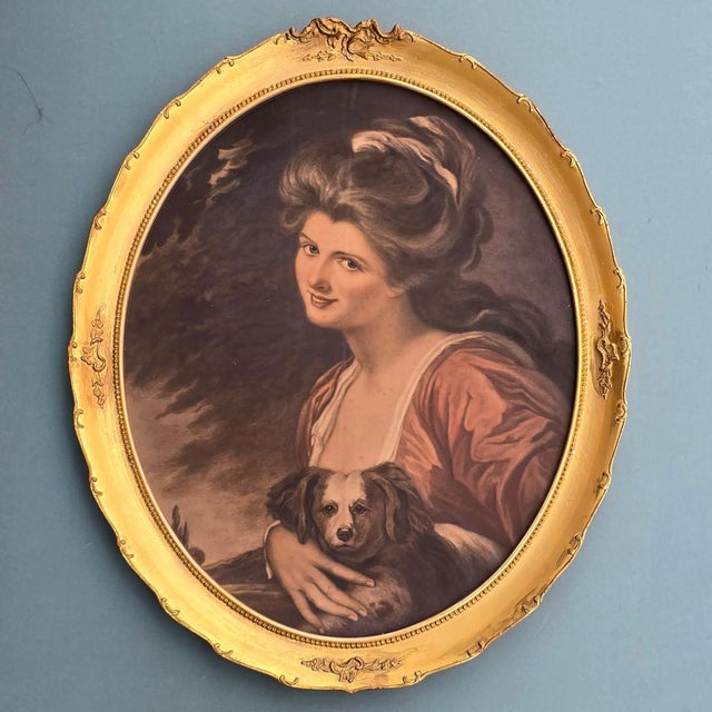 Lady hamilton & lady somerset a pair of important, finely hand-watercolor lithographs from the late 19th century, in...