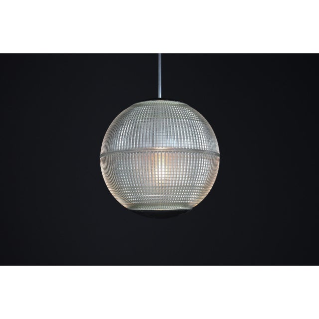 Original Globe Pendant Light from Holophane, 1960 For Sale - Image 13 of 17