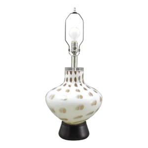 Mid 20th Century Waterford Crystal Evolution Ice Age Table Lamp