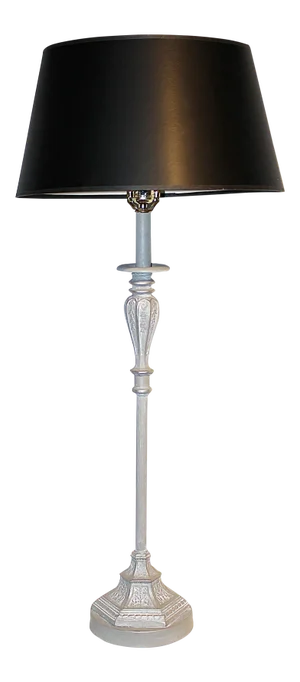 1960s Painted Brass Lamp
