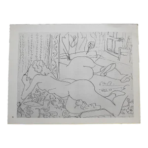 Vintage Henri Matisse Mid 20th Century Nude Females Lithograph