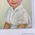 Vintage Mid-Century Portrait of a Young Boy – Signed by Masuko For Sale In Portland, OR - Image 6 of 7