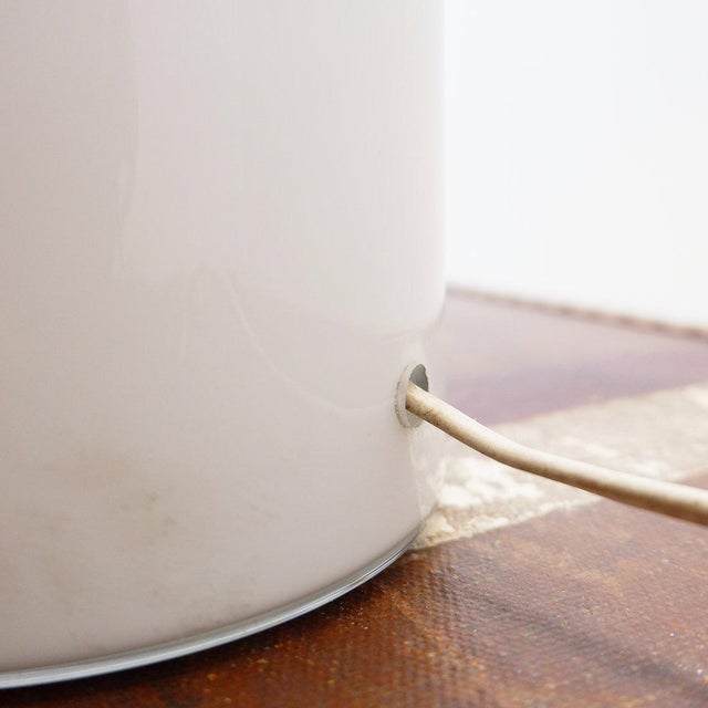 Antique White Opaline Glass Table Lamp, 1900s For Sale - Image 5 of 13