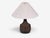 Mid-Century Modern 1960s Bromølle Keramik, Leaf Table Lamp, Brown Stoneware For Sale - Image 3 of 10