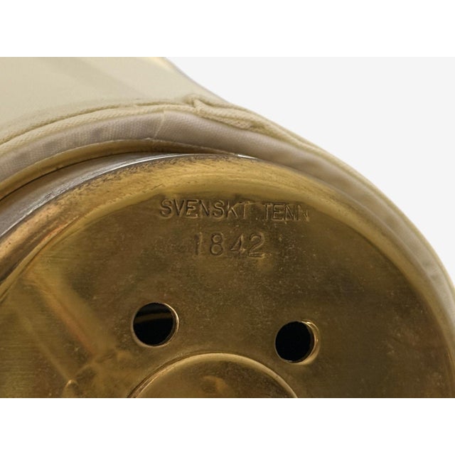 Wood Josef Frank, Model 1842 Floor Lamp, Mahogany, Brass, Sweden, 1950s For Sale - Image 7 of 13