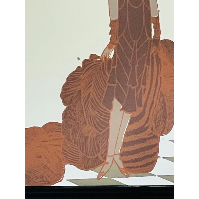 Vintage Art Deco Vogue Magazine Wall Mirror, 1960s For Sale - Image 6 of 15