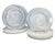 1990s Alabaster Glass Dinner & Salad Plates- Set of 10 For Sale - Image 9 of 9