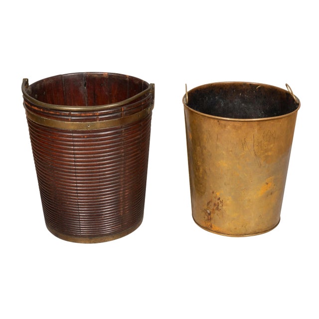 Irish Georgian Mahogany Peat Bucket For Sale - Image 9 of 9
