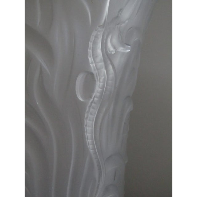 1960s Czech Glass Marine Life Vase by Josef Inwald for Barolac, 1960s For Sale - Image 5 of 10