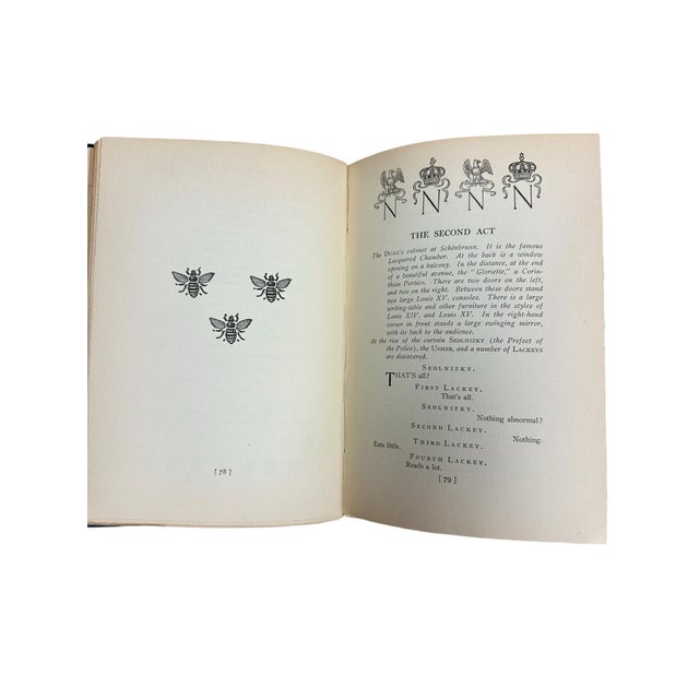 Antique 1900 Hardcover Book L'Aiglon: A Play in Six Acts by Edmond Rostand For Sale - Image 9 of 12