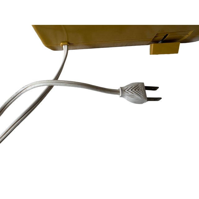 1970s Sankyo Model 501 Yellow Flip Digital Alarm Clock For Sale - Image 4 of 4